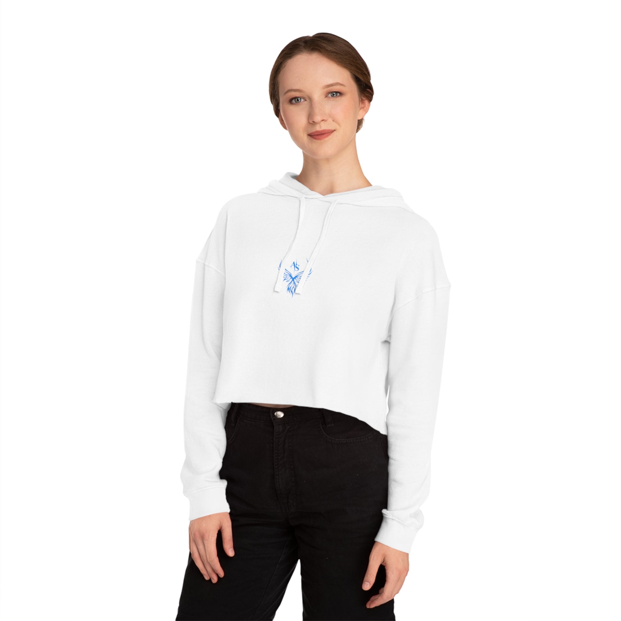 Alyon Society – Hoodie Court Femme Brodé avec Logo Officiel