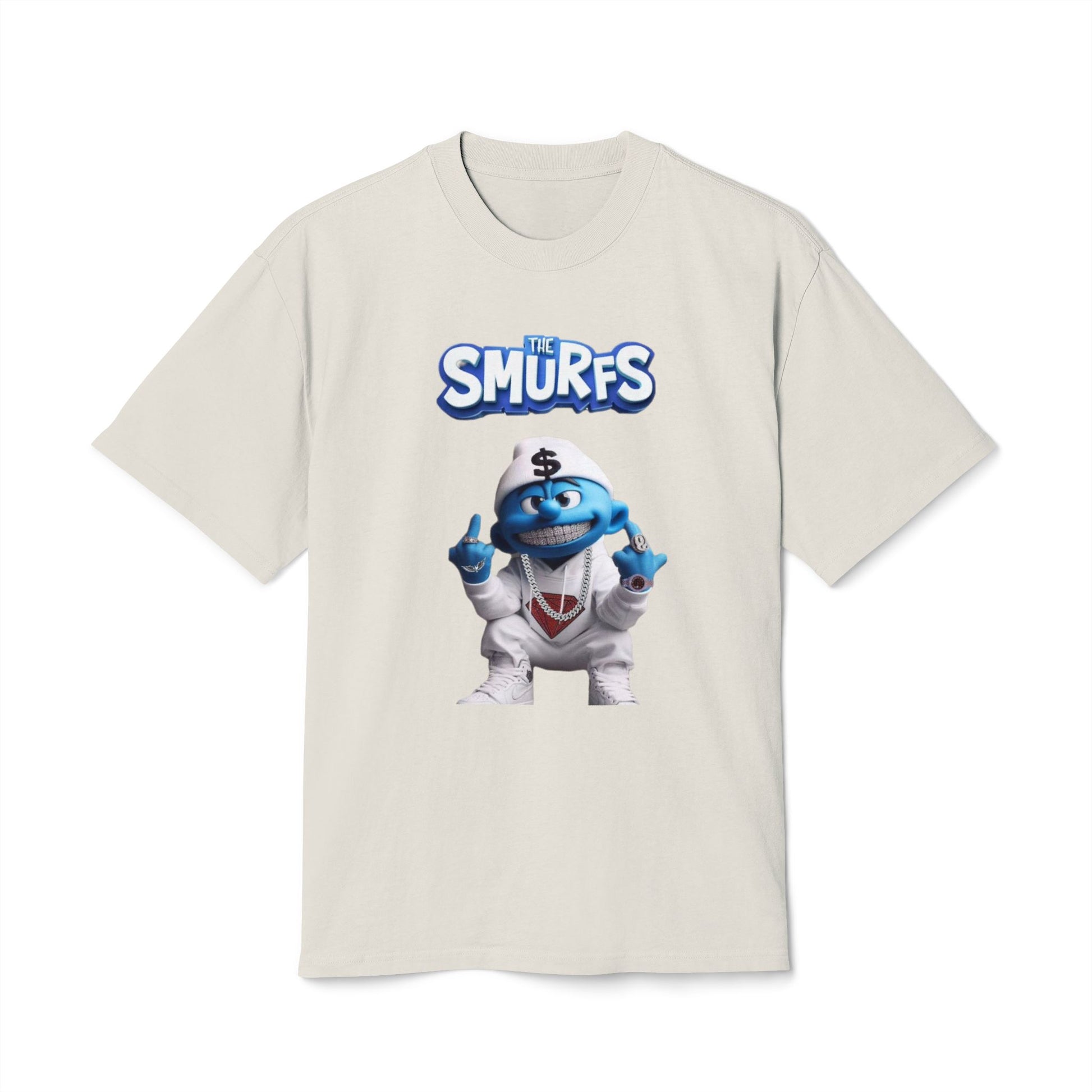 Smurfs Vintage Tee Unisexe Look Rétro Graphique Unique