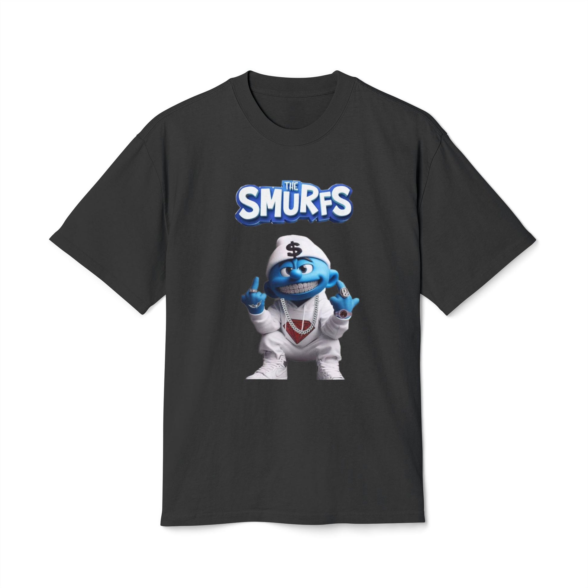 Smurfs Vintage Tee Unisexe Look Rétro Graphique Unique