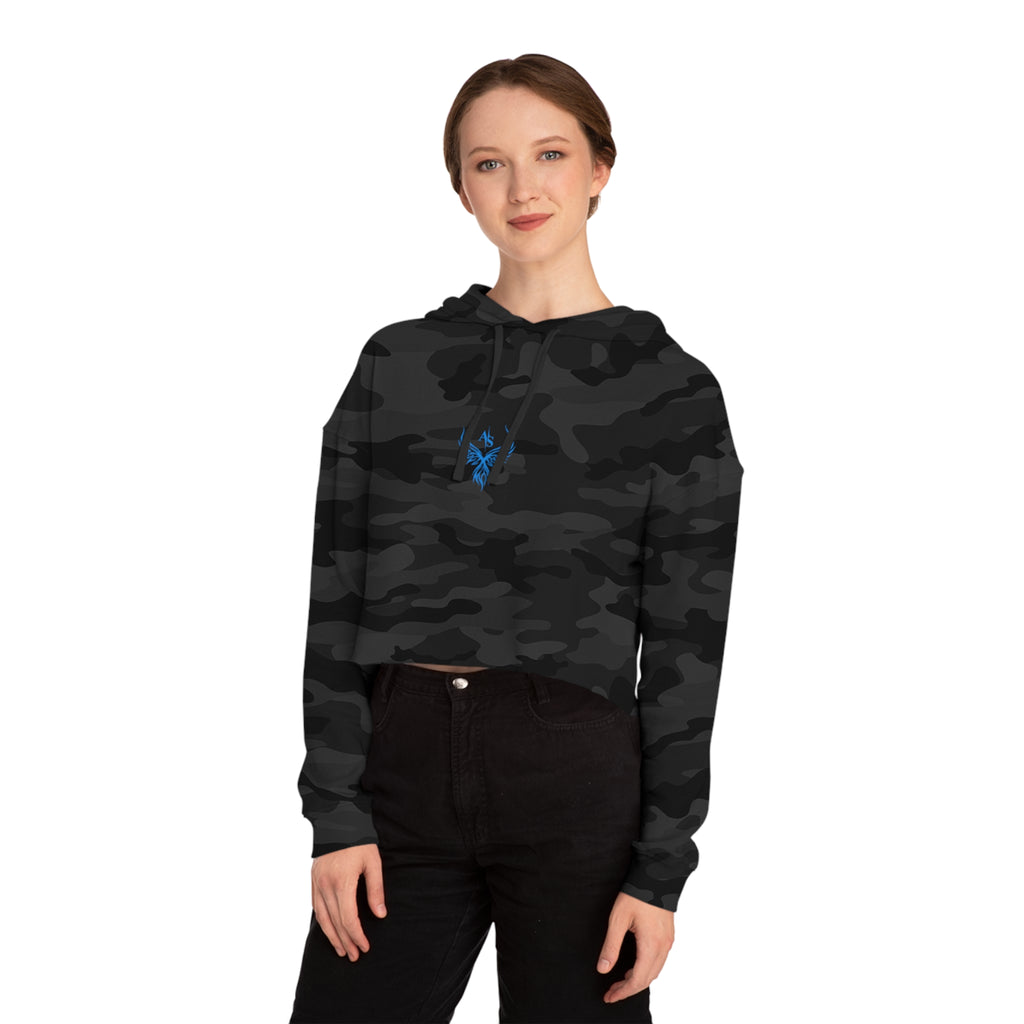 Alyon Society – Hoodie Court Femme Brodé avec Logo Officiel