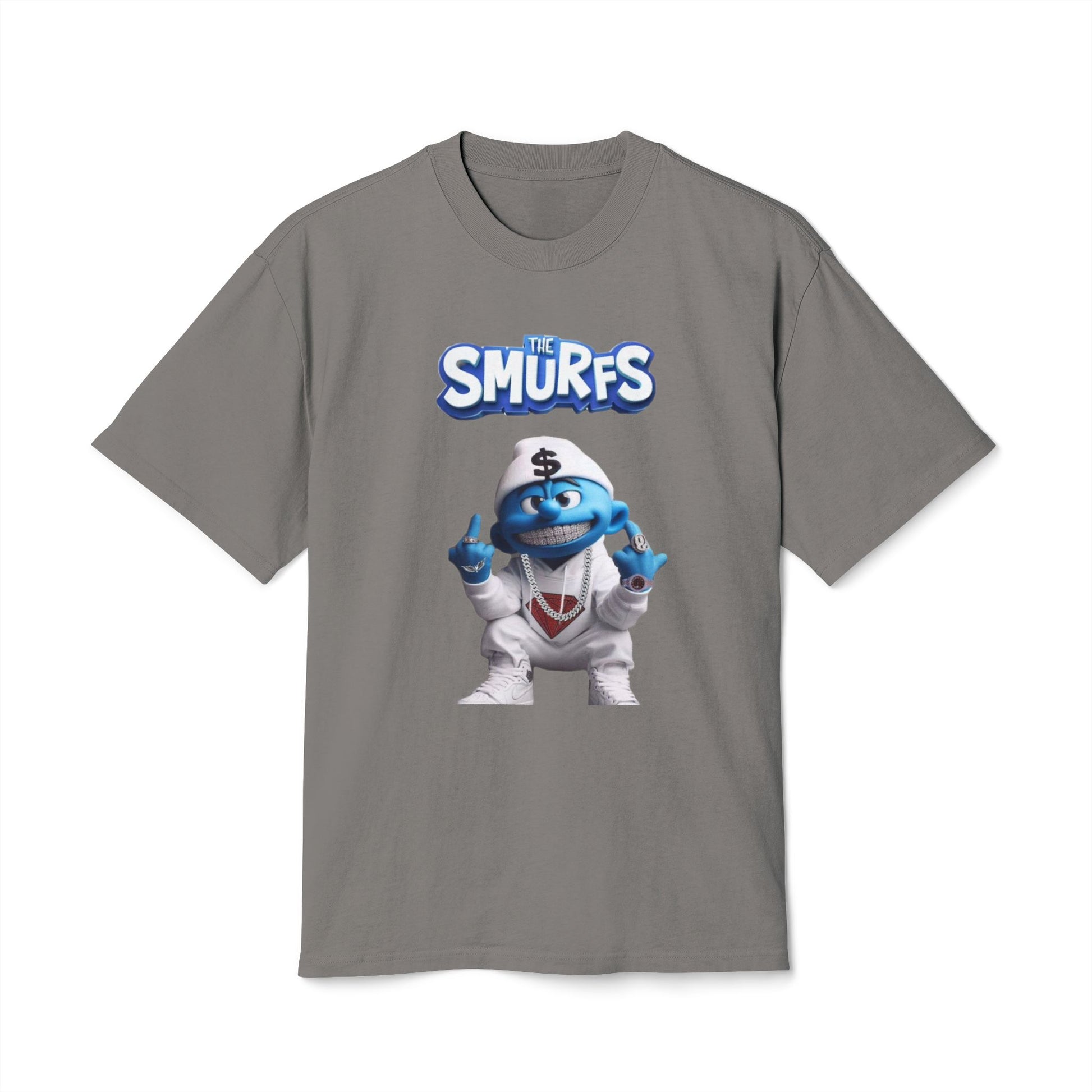 Smurfs Vintage Tee Unisexe Look Rétro Graphique Unique