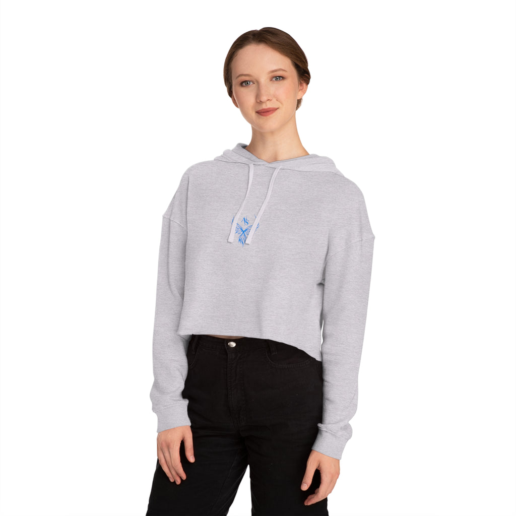 Alyon Society – Hoodie Court Femme Brodé avec Logo Officiel