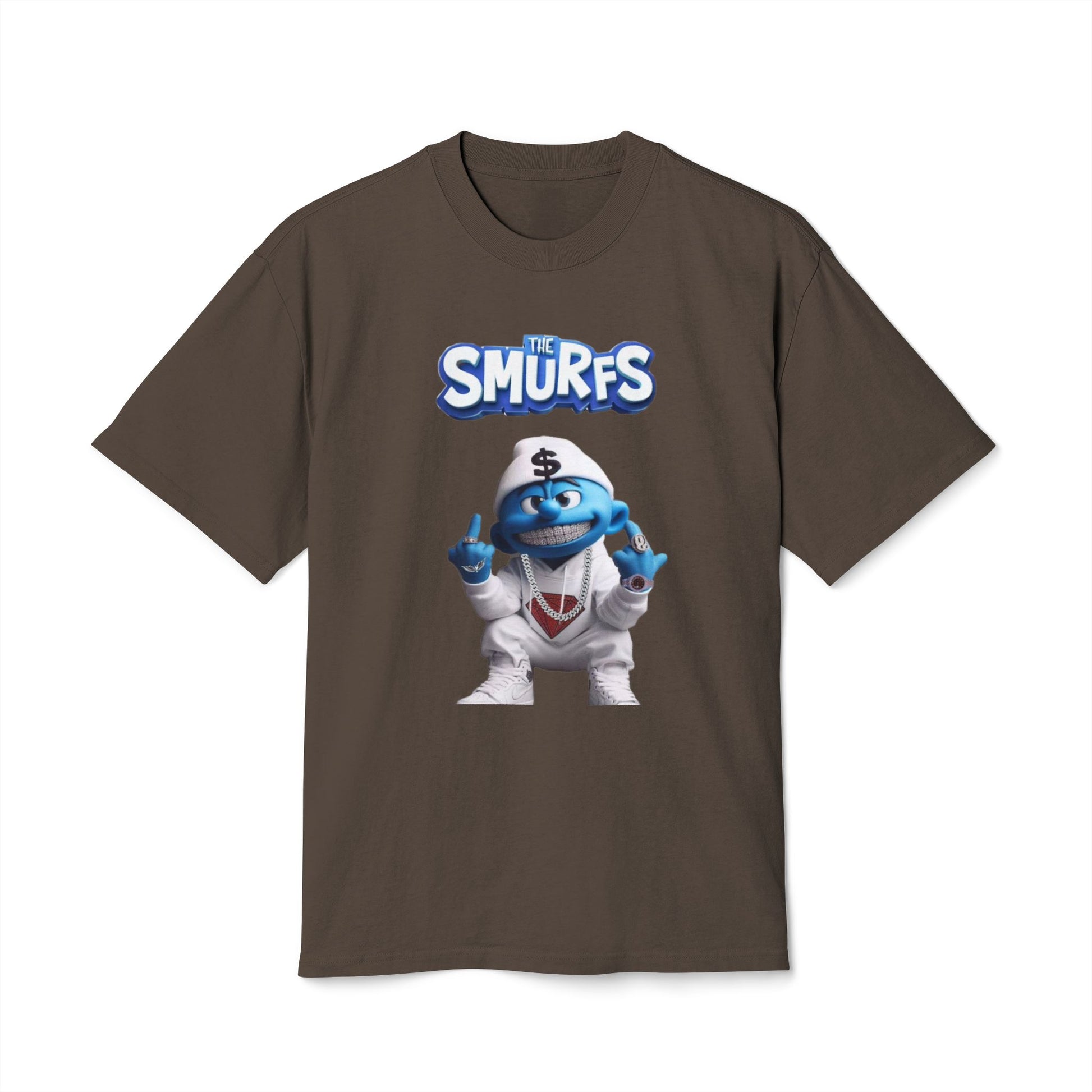 Smurfs Vintage Tee Unisexe Look Rétro Graphique Unique