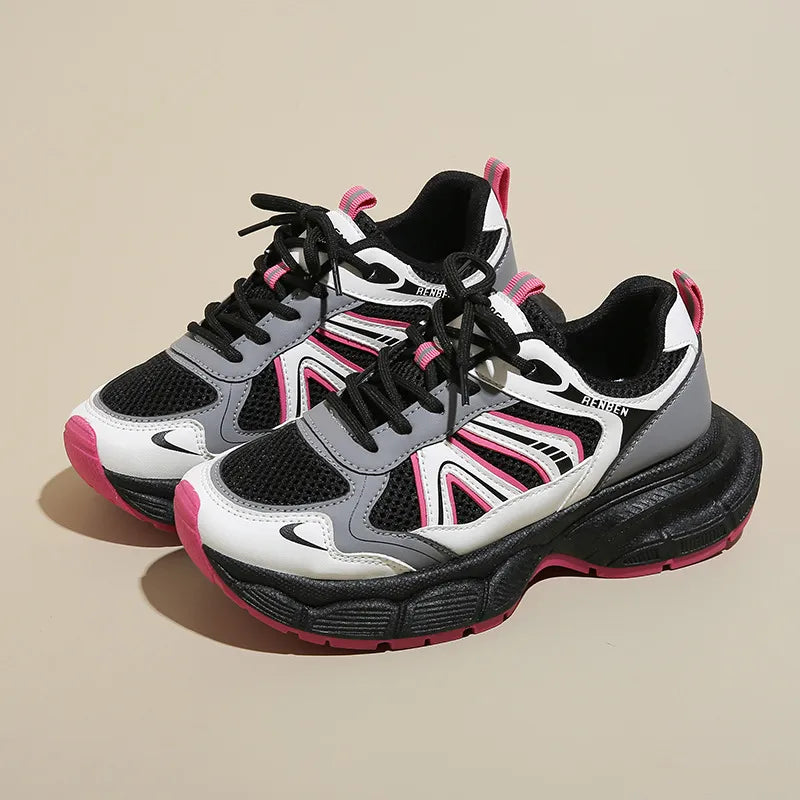 Alyon Society – Lace-Up Platform Sneakers