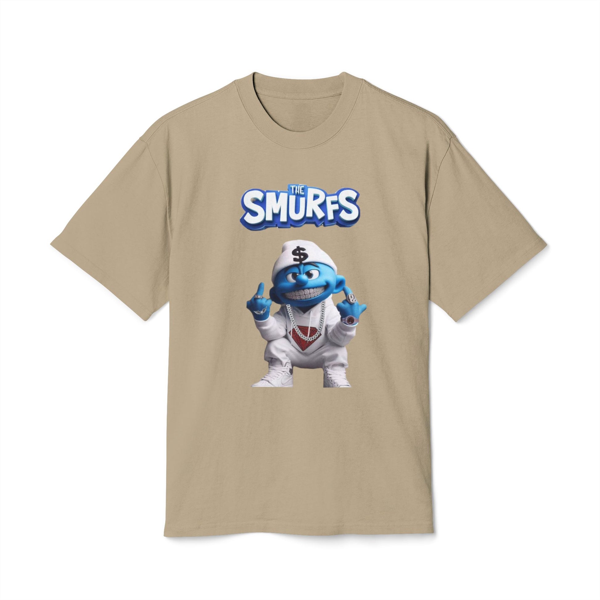 Smurfs Vintage Tee Unisexe Look Rétro Graphique Unique