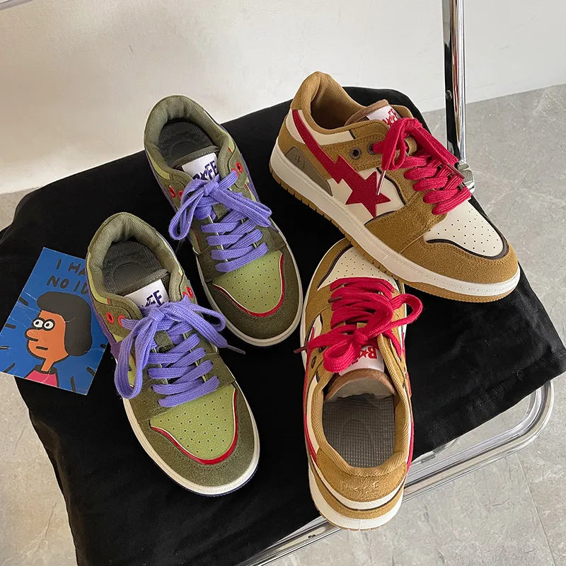 Alyon Society – Sneakers Contrast Star à Lacets
